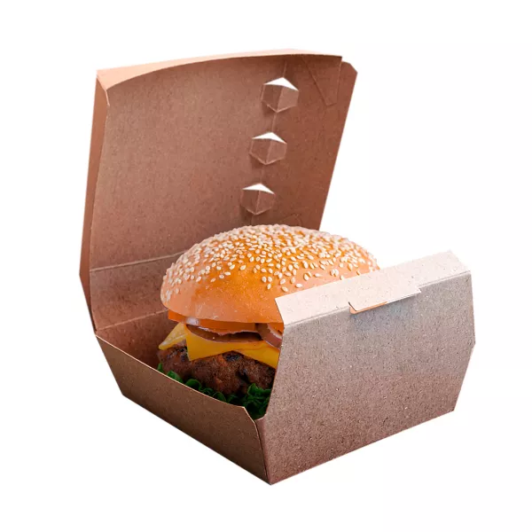 CAJA HAMBURGUESA CLAMSHELL BIO 127*114*87 C/U