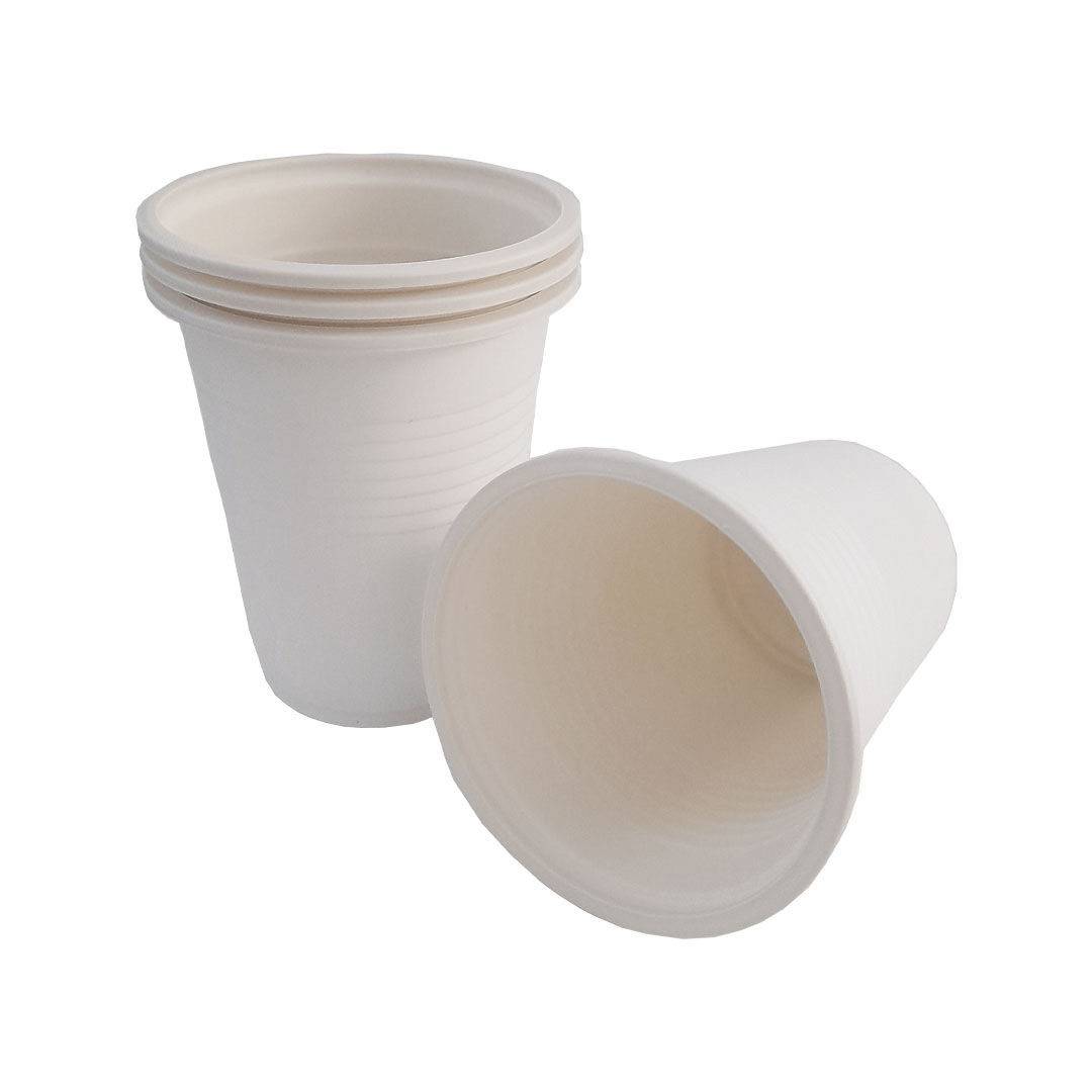 VASO BIO 240CC FÉCULA DE MAIZ X12 *RETAIL*
